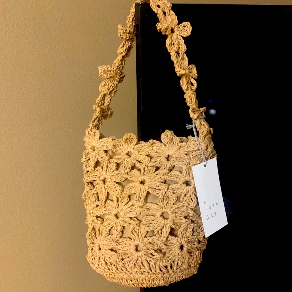 NWT - A New Day, Ethically Crafted  Beige Purse